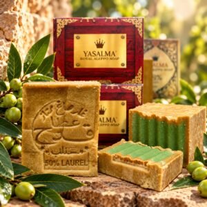 YASALMA Aleppo Soap 50% Laurel Berry Oil