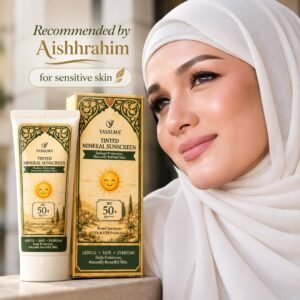 YASALMA TINTED MINERAL SUNSCREEN SPF 50+ PA+++ 30ml
